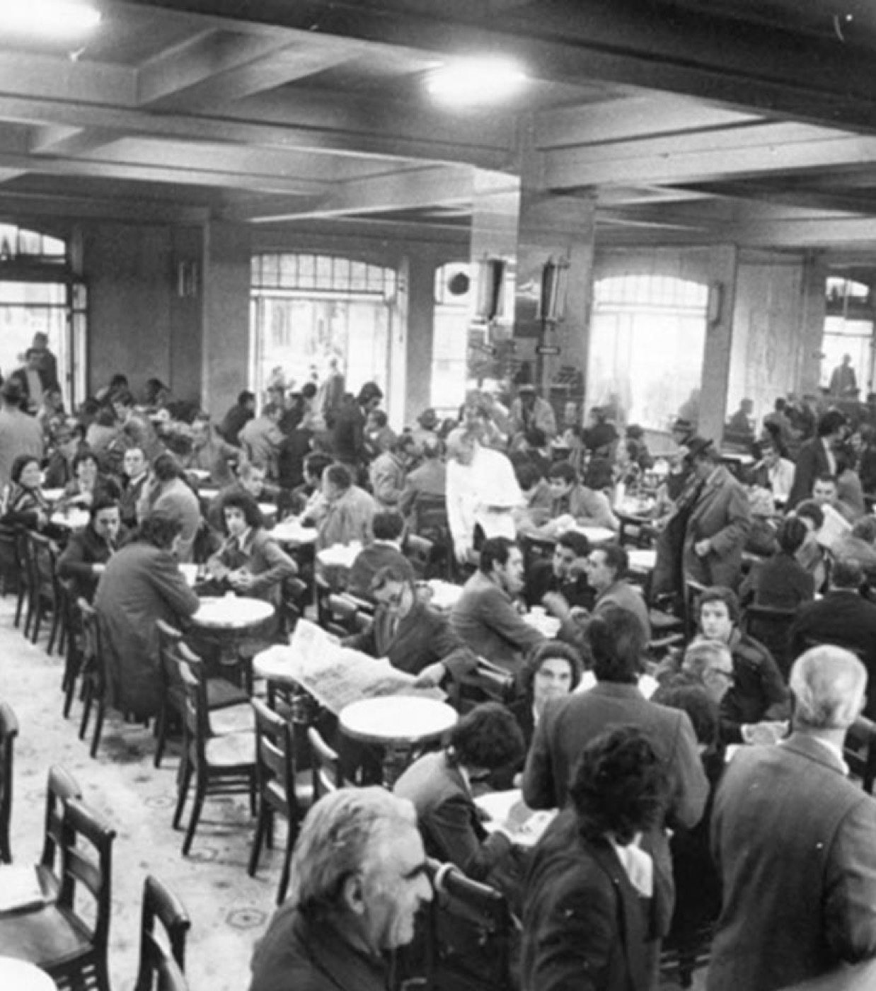 A Paris communal canteen, mid-century
