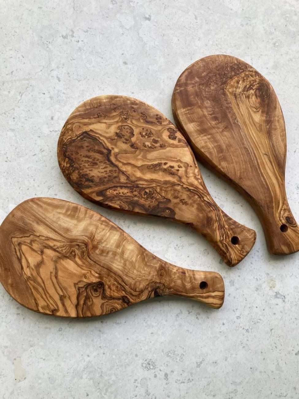 Olive wood paddles