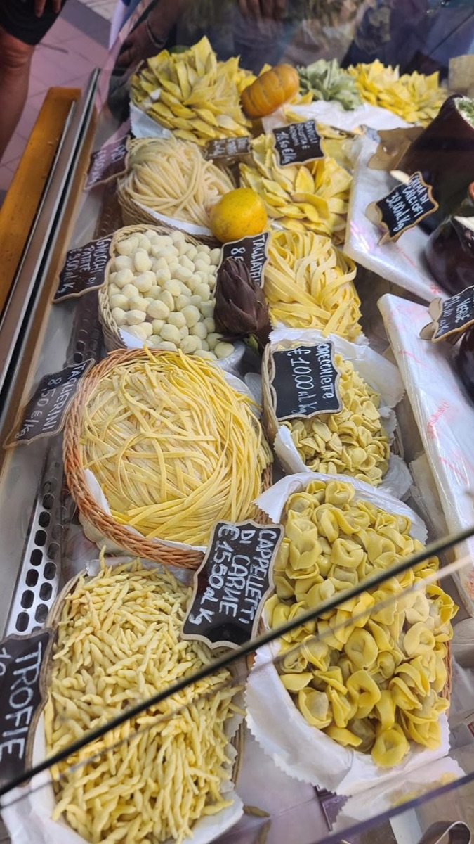 Focaccia slices ready to serve