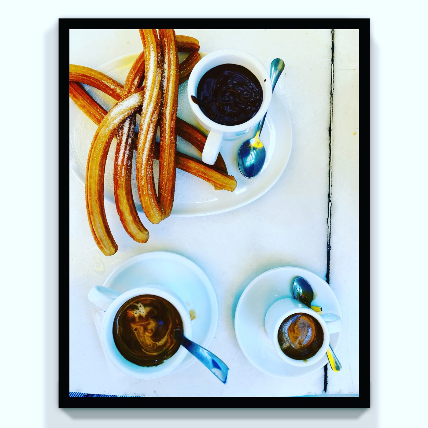 Churros and chocolate