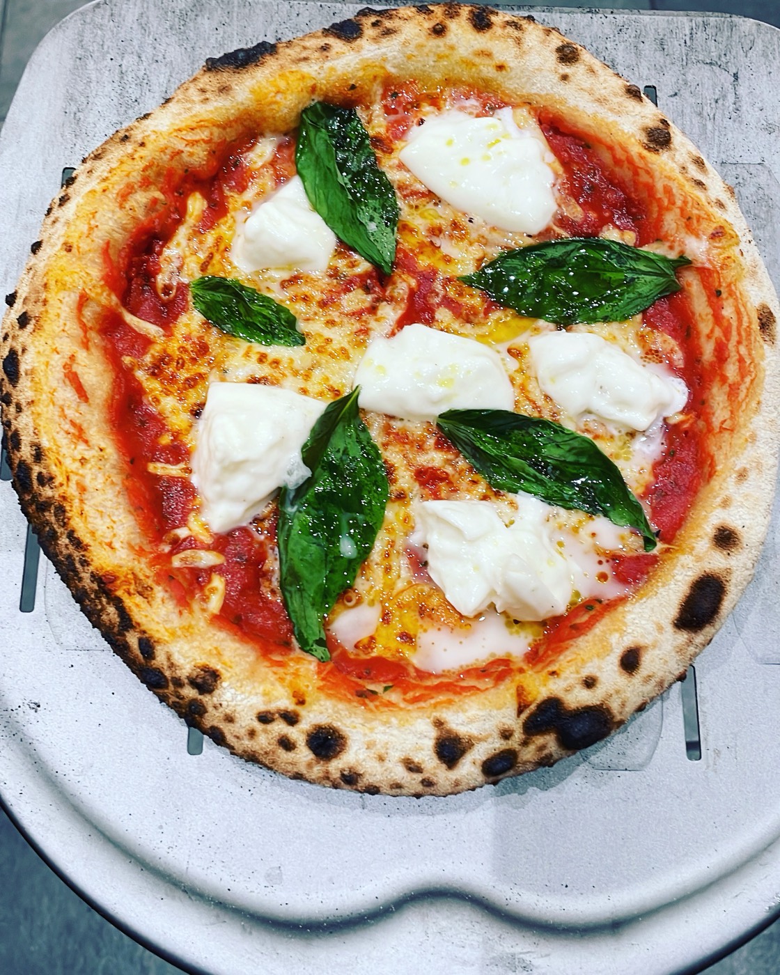 Margherita, wood-fired