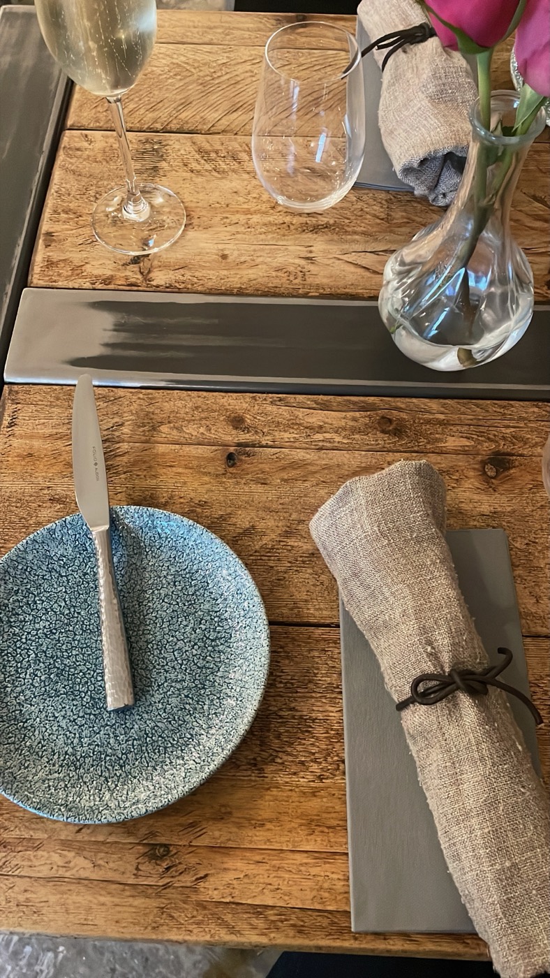 The table, laid